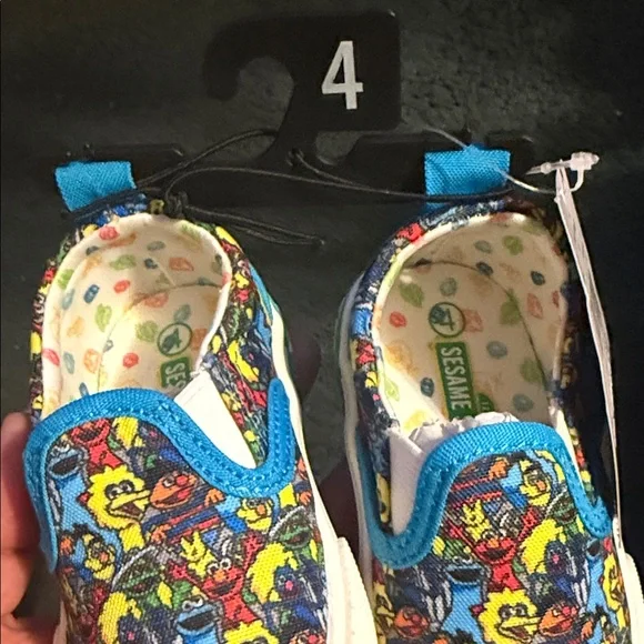 Colorful Sesame Street Kids Slip-On Shoes - Picture 7 of 7